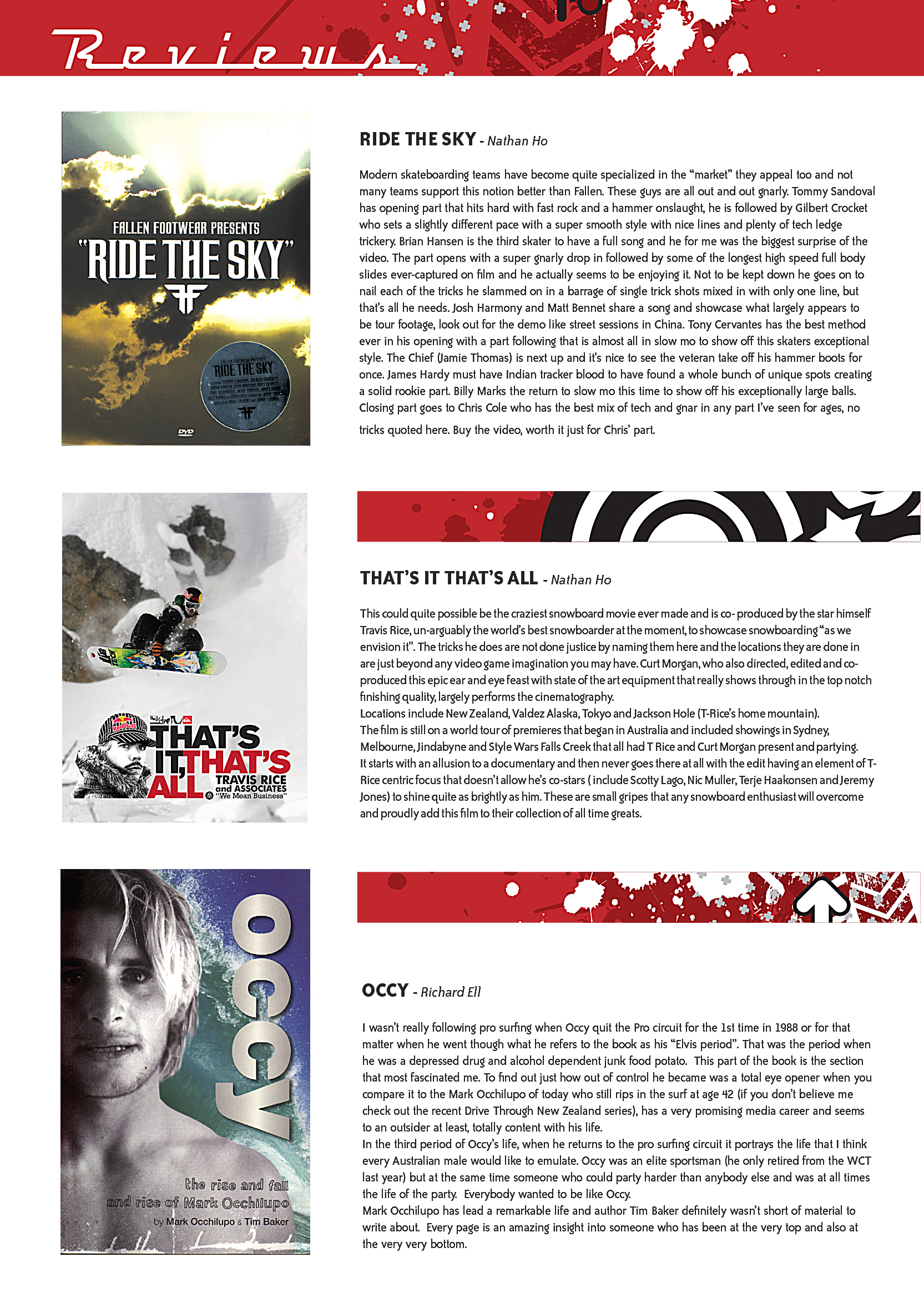 magazine page